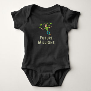 Body Para Bebê Futuro Milionário (Milhões)