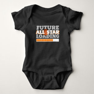 Body Para Bebê Futuro Negro Todas as Estrelas Carregando Bebê Bas