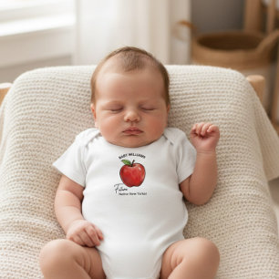 Body Para Bebê Futuro Nova-iorquino Nativo Bebê da Grande Maçã