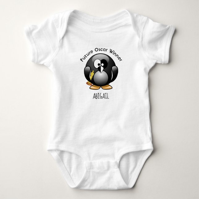 Body Para Bebê Futuro Oscar Vencedor (Frente)