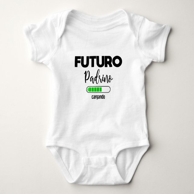 Body Para Bebê Futuro padrino cargando (Frente)