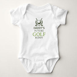 Body Para Bebê Futuro Parceiro de Golfe do Papai Fofo Jogando Gol