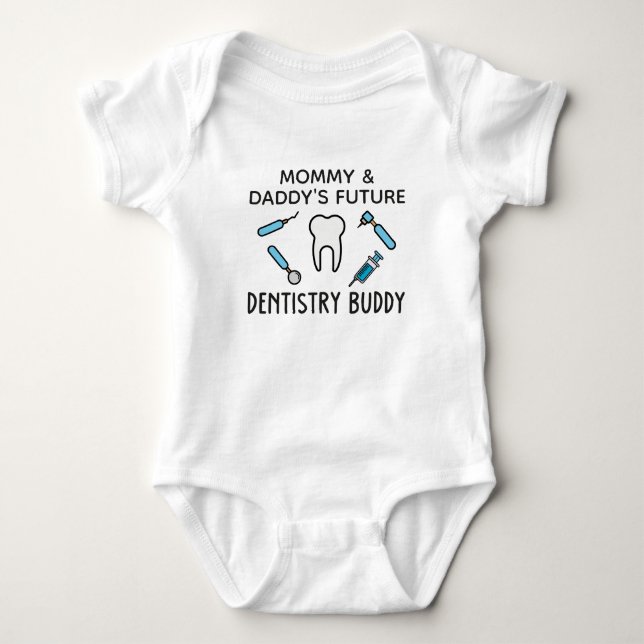 Body Para Bebê Futuro Parceiro de Odontologia do Papai Ortodontis (Frente)