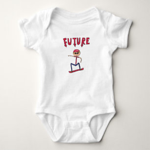 Body Para Bebê Futuro Snowboarder