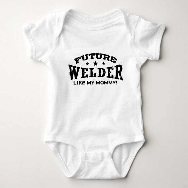 Body Para Bebê Futuro Soldador Como Minha Mamãe (Frente)