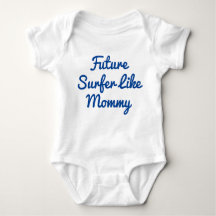Futuro Surfista Como Mamãe Bebê Roupa De Porte
