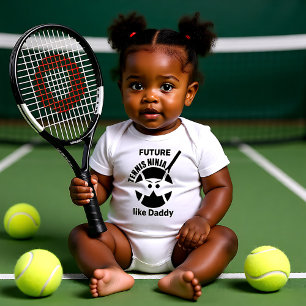 Body Para Bebê 🎾 Futuro Tênis ninja! [como Pai]