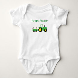 Body Para Bebê Futuro Trator de Agricultor para Bebê e Criança
