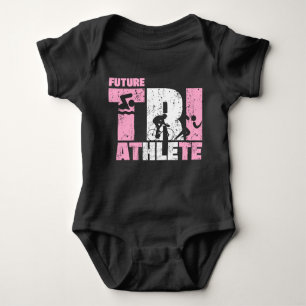 Body Para Bebê Futuro Triatleta Triathlon Baby Girl Presente