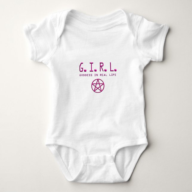 BODY PARA BEBÊ G.I.R.L. (Frente)