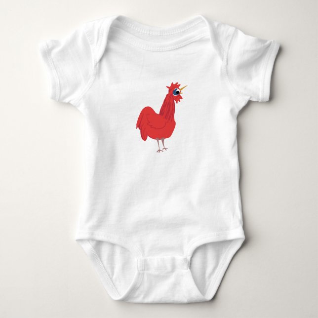 Body Para Bebê Galo (Frente)