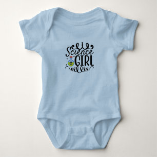 Body Para Bebê Garota da Ciência