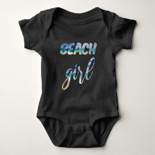 Body Para Bebê Garota da Praia