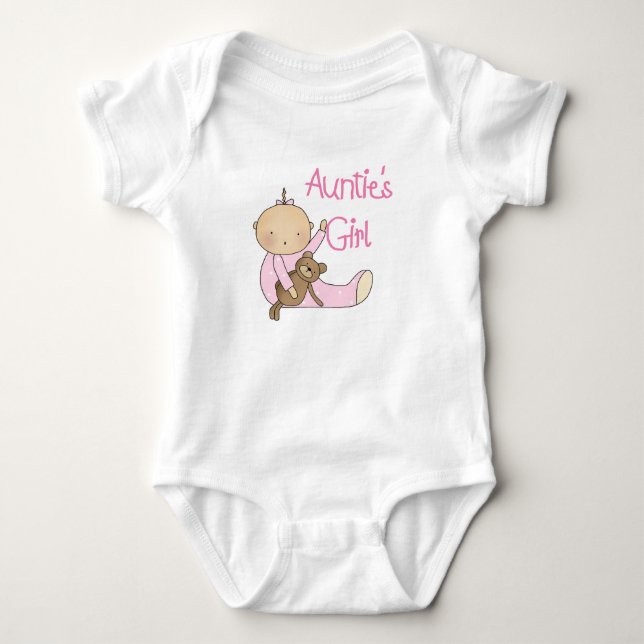 Body Para Bebê Garota da tia (Frente)
