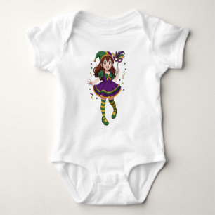 Body Para Bebê Garota fofa de Mari Gras do anime