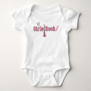 BODY PARA BEBÊ GAROTAS ROCK