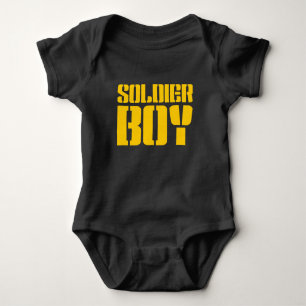 BODY PARA BEBÊ GAROTO SOLDADO