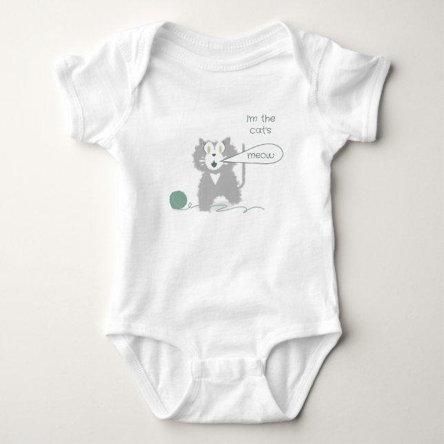Body Para Bebê Gatinha Bonita (Frente)