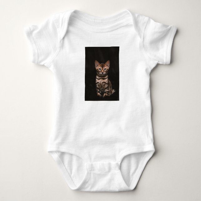 Body Para Bebê Gatinho (Frente)