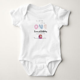 Body Para Bebê Gatinho Fofo de 1 Ano de Idade