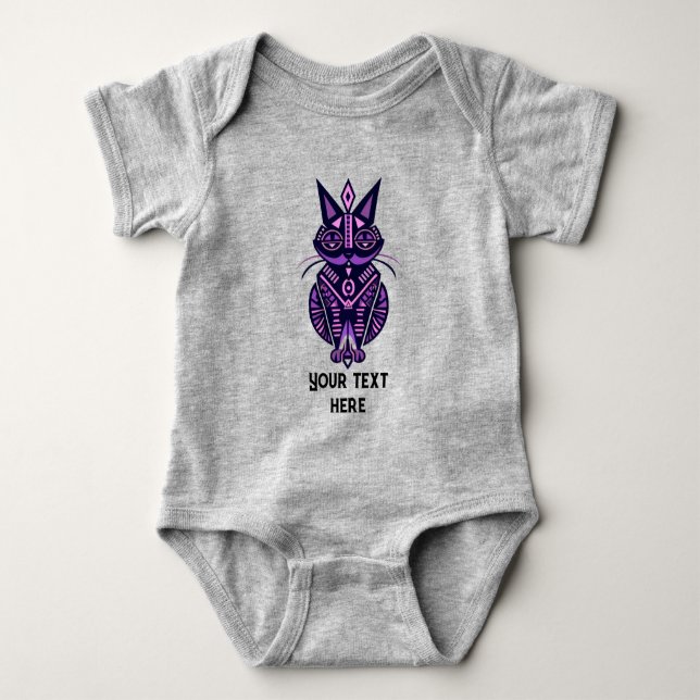 Body Para Bebê Gato (Frente)