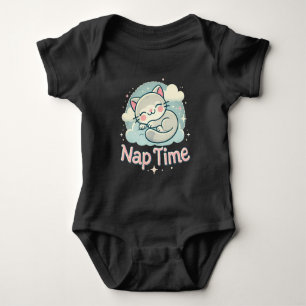 Body Para Bebê Gato Adorável