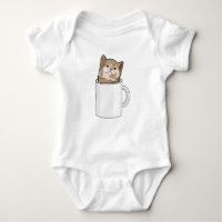 Gato com caneca de café