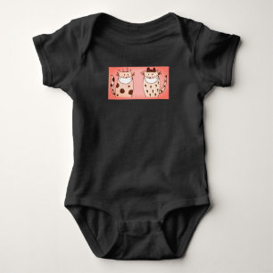 BODY PARA BEBÊ GATO COM MÁSCARA ROSTA DE BEBÊ