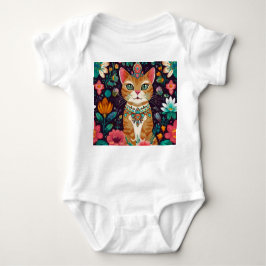 Body Para Bebê Gato de Bejeweled Crowned