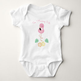 Body Para Bebê Gato-de-cabeça-branca, Engraçado, Rosa-Flamingo Tr