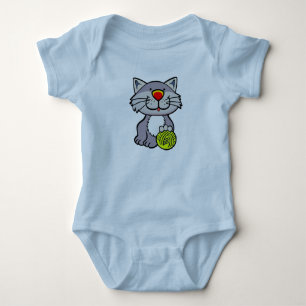 Body Para Bebê Gato de desenho animado fofo