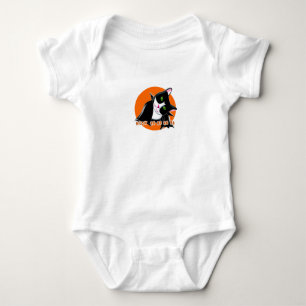 Body Para Bebê Gato de Halloween