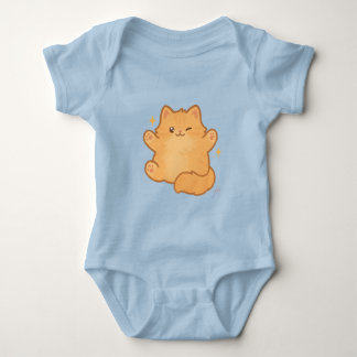 Body Para Bebê Gato Fofo