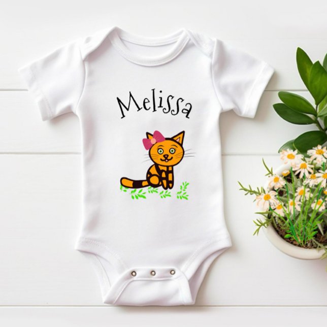 Body Para Bebê Gato laranja (Criador carregado)
