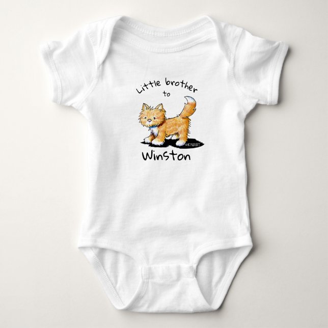 Body Para Bebê Gato Malhado KiniArt (Frente)