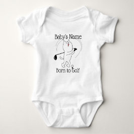 Body Para Bebê Gato Nato para Golfe