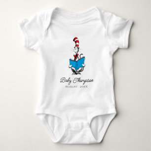 Body Para Bebê Gato no Chapéu Anúncio de Bebê