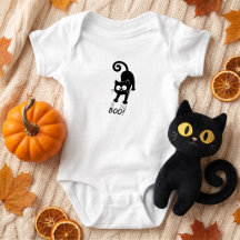 Gato Preto Boo Halloween