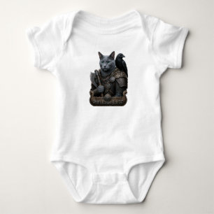 Body Para Bebê Gato Veterano Russian Blue Odin