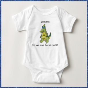 Body Para Bebê Gator do jacator
