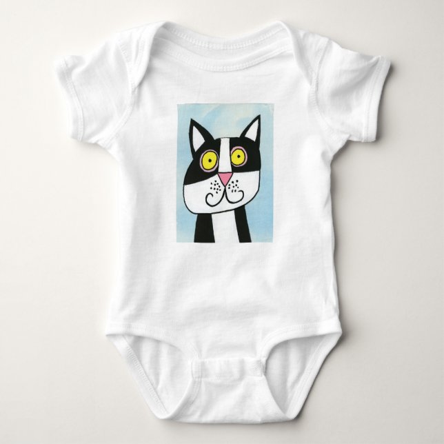 Body Para Bebê Gatos para bebês (Frente)