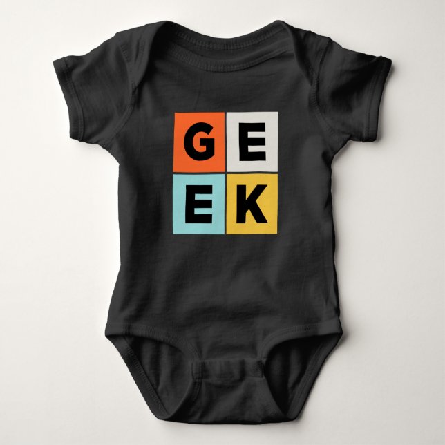 Body Para Bebê Geek (Frente)