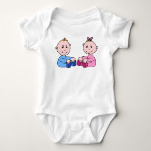 BODY PARA BEBÊ GÊINOS DE BEBÊ AZUIS E DE TINTA 