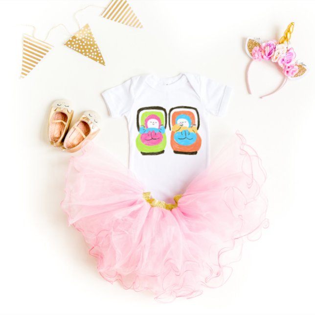 Body Para Bebê Gêmeas Nasceram Juntas, Amigas Para Sempre (Criador carregado)