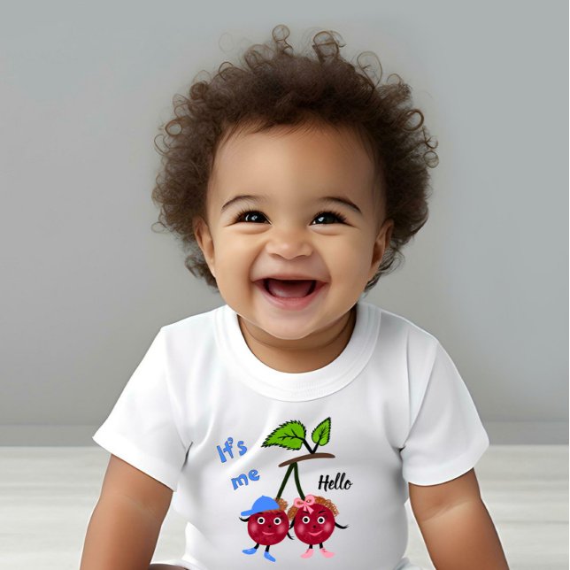 Body Para Bebê Gêmeos cereja (Criador carregado)