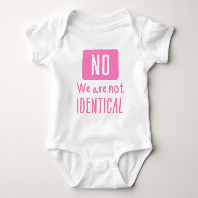 Body Para Bebê Gêmeos Fofos (Frente)