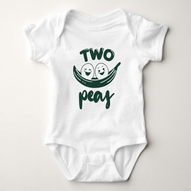 Body Para Bebê Gêmeos Fofos (Frente)