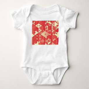 Body Para Bebê Geométrico decorativo, elementos de colheita de ab