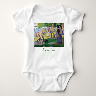 Body Para Bebê Georges Seurat - Domingo em La Grande Jatte