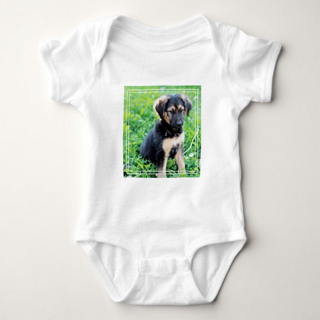 Body Para Bebê German shepherd (Frente)